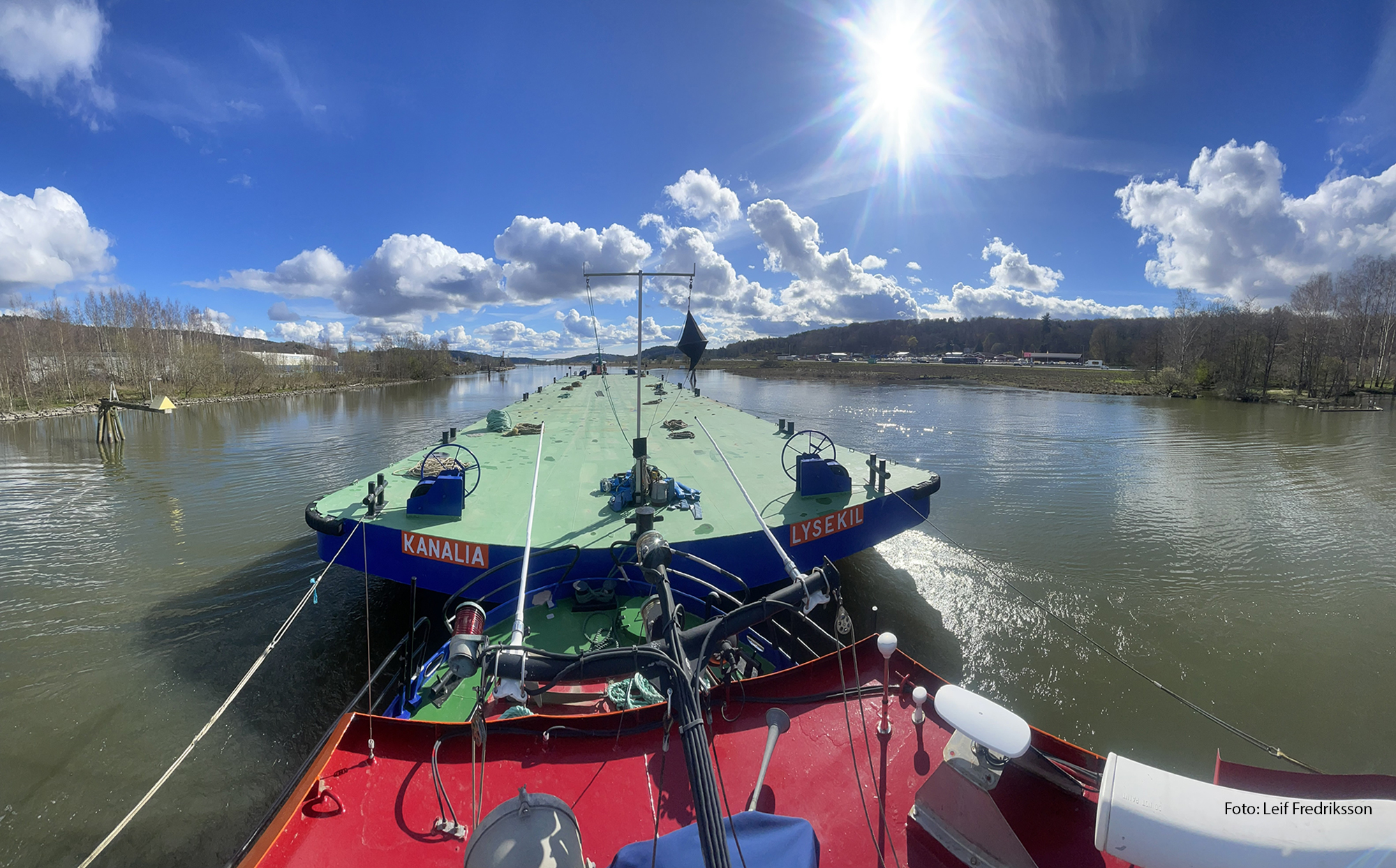 Sandinge's barge Kanalia.