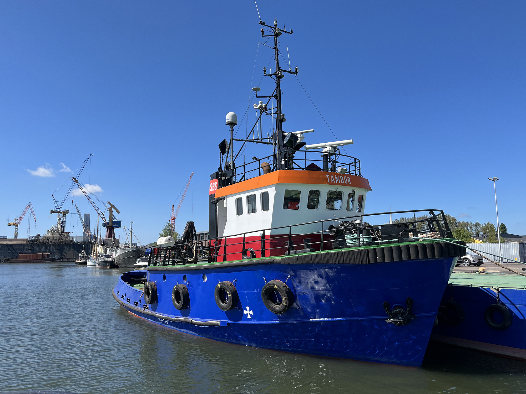 Sandinge´s tugboat Tambur.
